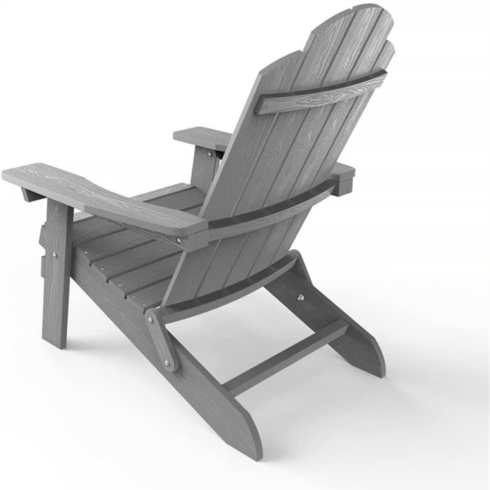 HERACLES Plastic Folding Adirondack Chair & Reviews Wayfair